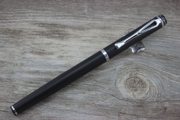 

jinhao 303 matte black hand inlaid diamond business office medium nib rollerball pen new, Blue;orange