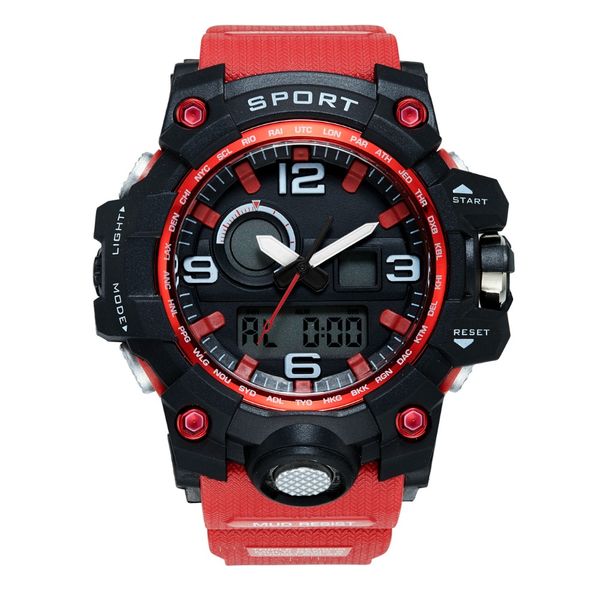 

amuda brand men sport digital watch outdoor millitary army electronic male wrist watch hour clock, Slivery;brown