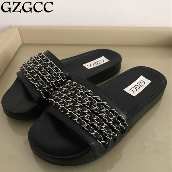 

gzgcc fashion women letters slipper super cute women slippers quality, Black