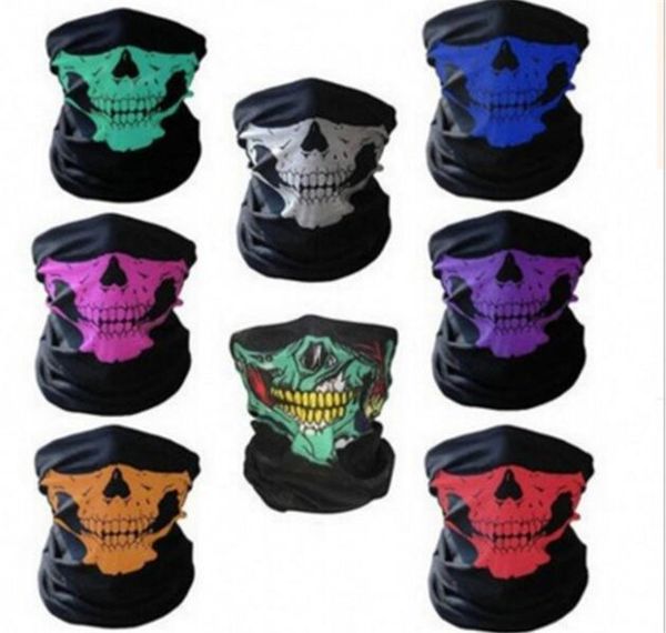 

1000pcs skull face mask halloween skull bandana bike helmet neck face mask scarves gloves wraps paintball sport cycling headband scarf c191