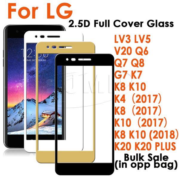 

5D полное покрытие закаленное стекло протектор экрана телефона для LG Escape Plus Stylo 4 5 V