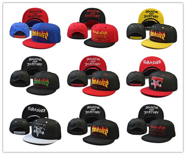 

2018 Хороший продавать Бесплатная доставка новый Snapback шапки Cap панк металл пламя хи