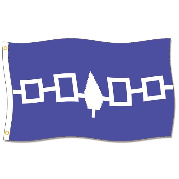 

хороший флаг] iroquois конфедерации флаги 3x5ft 150x90cm 100% полиэстер, холст голова с металлической втулкой,использованный внутри помещен