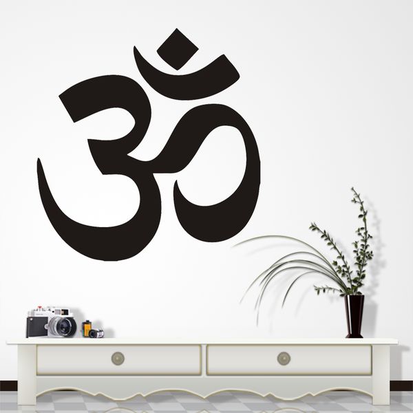 

aum om symbol hinduism spiritual wall car decal sticker factory sale directly stickers muraux wall art mural j447