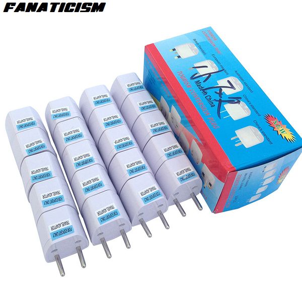 Fanaticism Common Universal Europe AC Power 250V 10A AU UK US to EU Plug Adapter Convertitore dell'adattatore di conversione