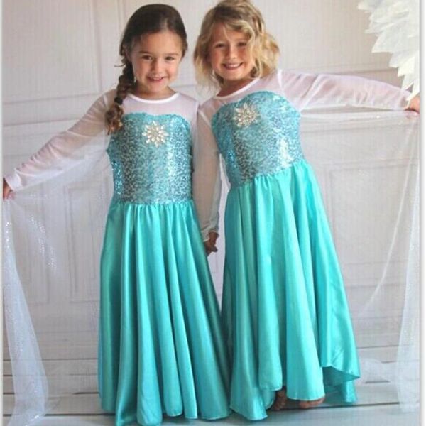 

2 styles baby girls fashion hallowmas princess dresses christmas wear costume kids children dresses festival clothing, White