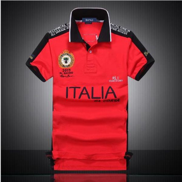 

2018 new fashion leisure summer men's wear T-shirt polo shirt all cotton air force one British fashion tide man half sleeve 803