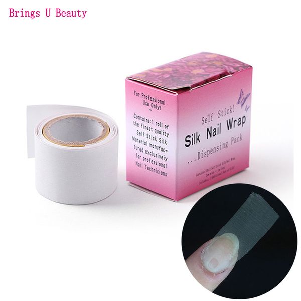 

fiberglass nail wrap strong nail protector for uv gel acrylic nails self adhesive fiberglass & silk wrap art tool reinforce, Black