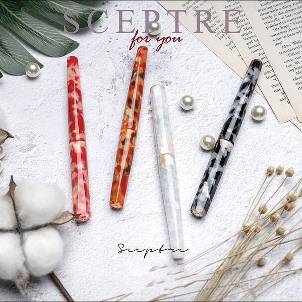 

1pcs nice marble fountain ink pen resin ef f m nib for choose student graduation gift pens office school supplies stationery