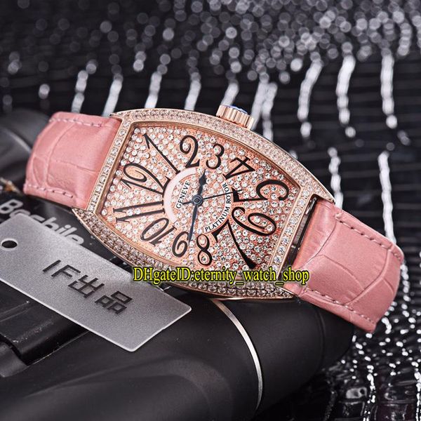 

luxry new ladies'collection cintrÃ©e curvex 1752 qz d cd diamond dial swiss quartz womens watches diamond case leather strap lady watche, Slivery;brown