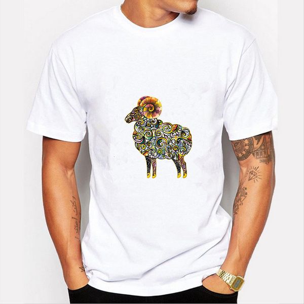 

Printed White T Shirt for Men New Fashion HD Printed T-Shirt Casual Short Sleeve Crew Neck Tee Size XS to XXL