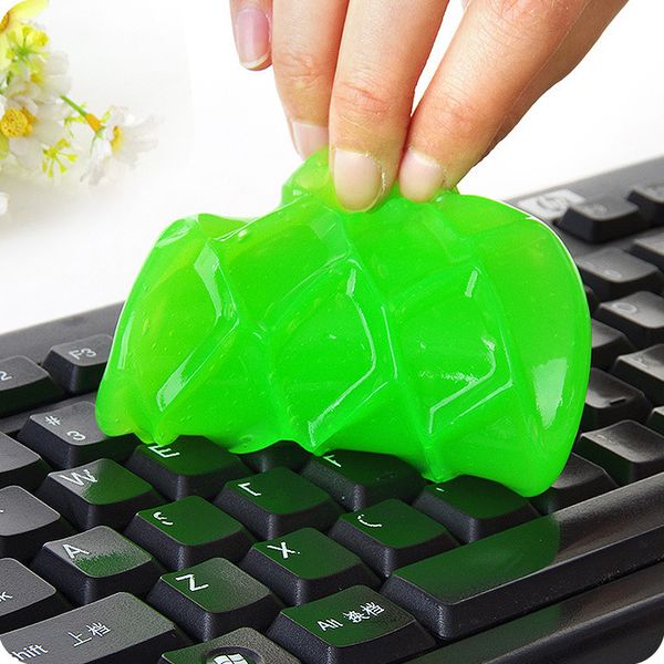 

magic dust cleaning high-tech transparent cleaner compound slimy gel keyboard cleaner/super computer cleaner /monito for keyboard lapto
