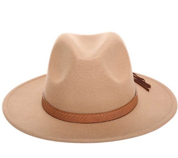 

sun hat fedora hat women men fedora hat classical winter wide brim felt floppy cloche cap chapeau imitation wool cap, Blue;gray