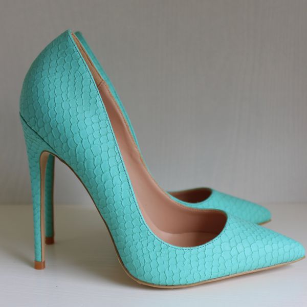 

fashion women casual designer lady mint snake python pointy toe high heels pumps shoes stiletto heeled 8cm 10cm 12cm, Black