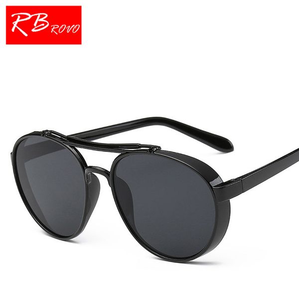 

rbrovo mirror women glasses candies round sun metal sunglasses steampunk brand women 2018 eyewear men jtklv