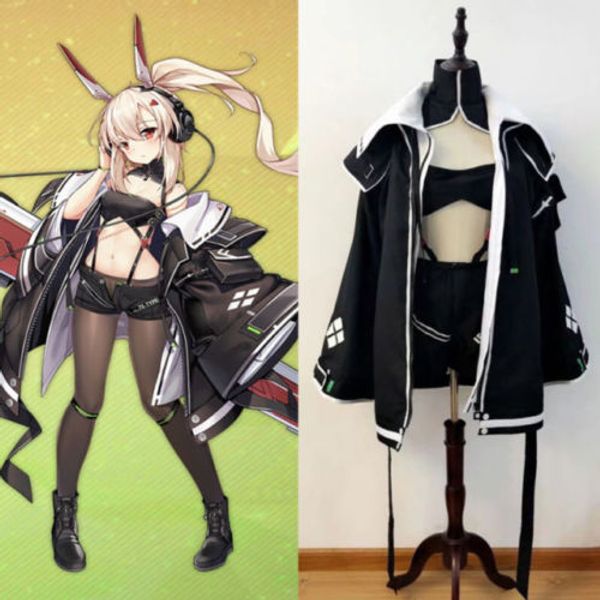 

full set azur lane cosplay costume ayanami costume custom made any size, Black;red