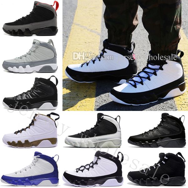 

wholesale new 9 mens basketball shoes og space jam cool grey anthracite the spirit doernbecher tour blue pe sports sneaker us 7-13