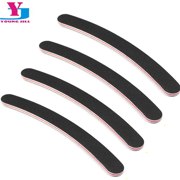 

4pcs professional sanding nail file 100/180 nail files block buffer for manicure uv gel tools polishing glier buffing art file