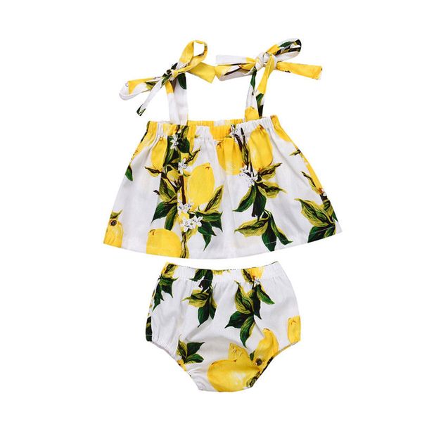 

pudcoco newborn baby girls pear print summer clothing girl floral shorts briefs shorts outfits clothes set girl, White