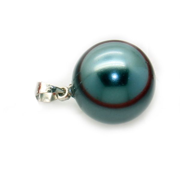 

wholesale fashion charm oyster shell pearl pendant 16mm shell pearl pendant accessories (no chain, the chain is sold separately), Bronze;silver
