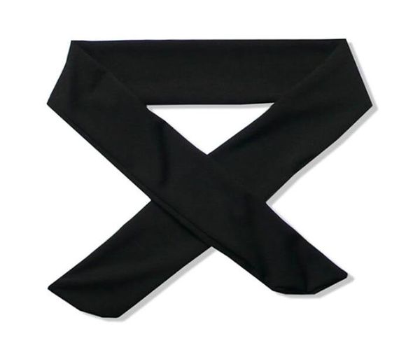 2019 Wholesale New Solid Cotton Tie Back Headbands Stretch