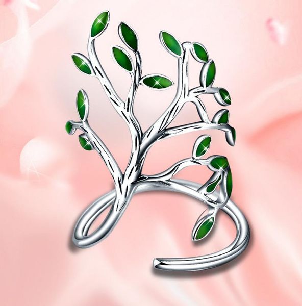 

wholesale-genuine 100% leaves 925 sterling silver jewelry designer brand rings for women wedding lady infinity