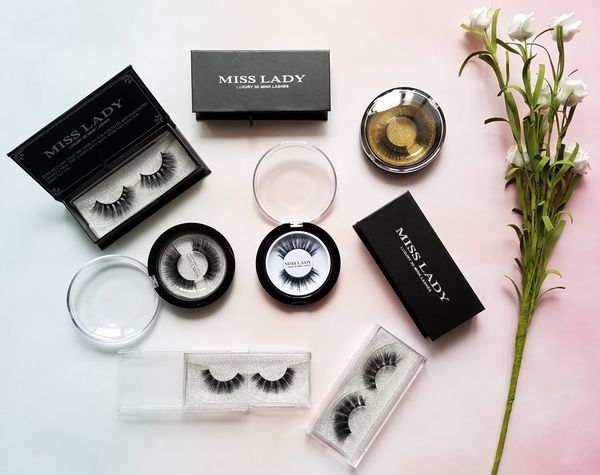 

1 pack luxury 3d mink hair fur eyela he premium eye la he 79 tyle for oem cu tom made private logo magnetic paper boxe available