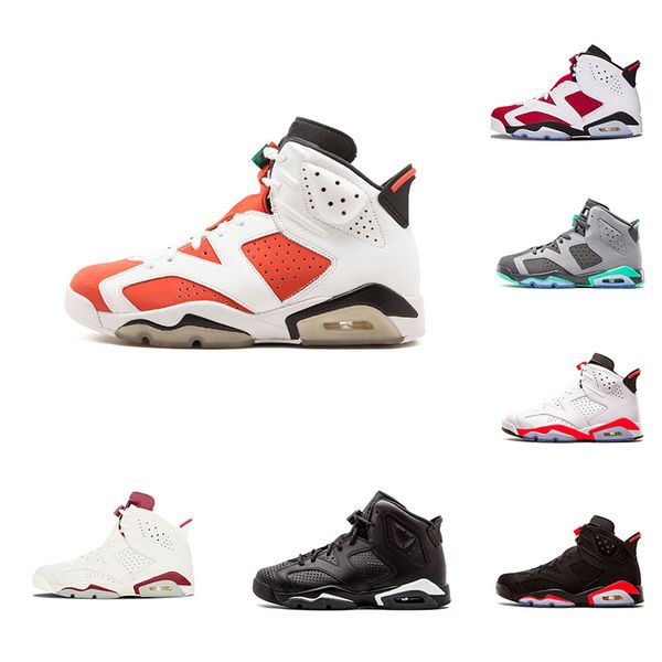 

Cheap shoes 6 Maroon Olympic Metallic Gold Slam Dunk Gatorade Green Glow black cat Infrared Oreo 6s Carmine Hare Chrome size 8-13
