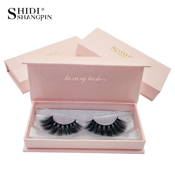 

shidishangpin eyelashes false lashes natural cross long 100% real 3d fur eye lashes extension false eyelashes