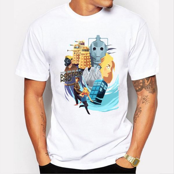 

2017 who rose and ten design cartoon printed men t shirt short sleeve casual funny tee fashion hipster cool, White;black