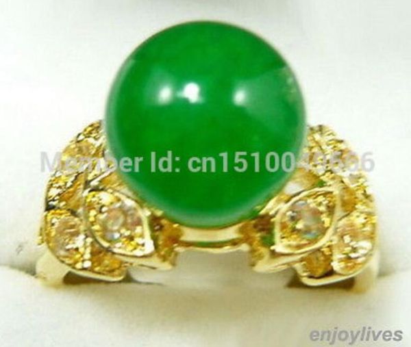 

>>>green stone crystal butterfly ring size: 6.7.8.9, Silver
