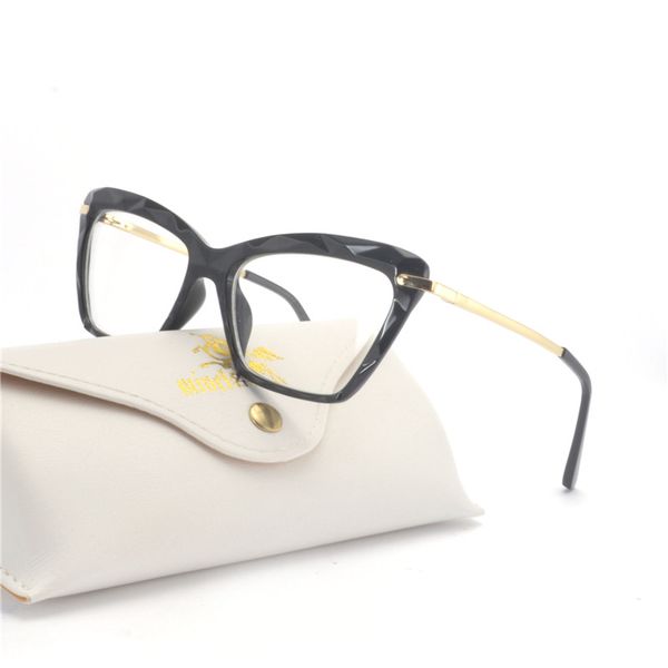 

2018 cat glasses frame myopia eyeglasses women vintage optical eye glasses frames for men prescription eyewear nx, Silver