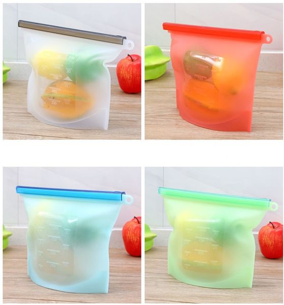 2019 Reusable Silicone Food Preservation Bag Airtight Seal Storage Container Versatile Cooking Kitchen Utensil From Airmen