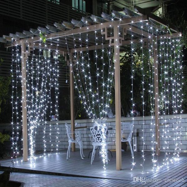 

6 * 3m 3 * 3m светодиодные рождественские огни хэллоуин украшения огни светодиодные полосы света в помещении на открытом воздухе с использов