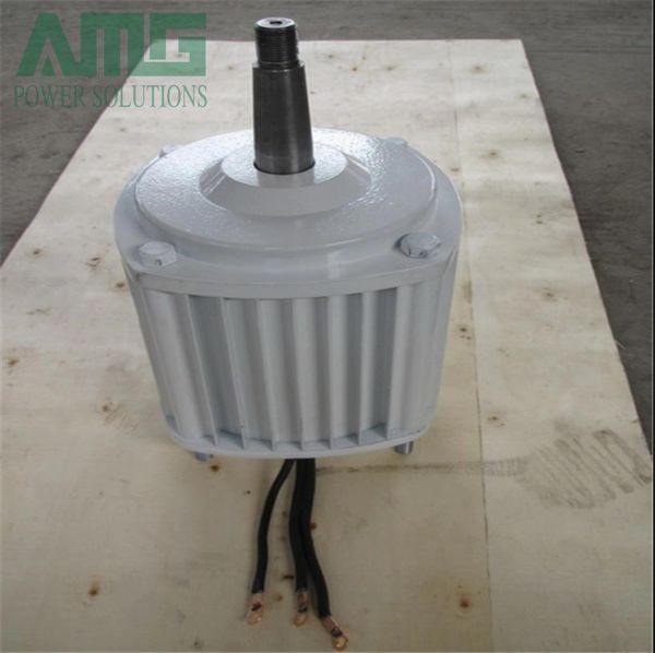 500W / 0.5KW 400 rpm Niedriger RPM Horizontal Windhydro Generator / Permanentmagnet Wasserleistung Dynamotor Hydro Turbine