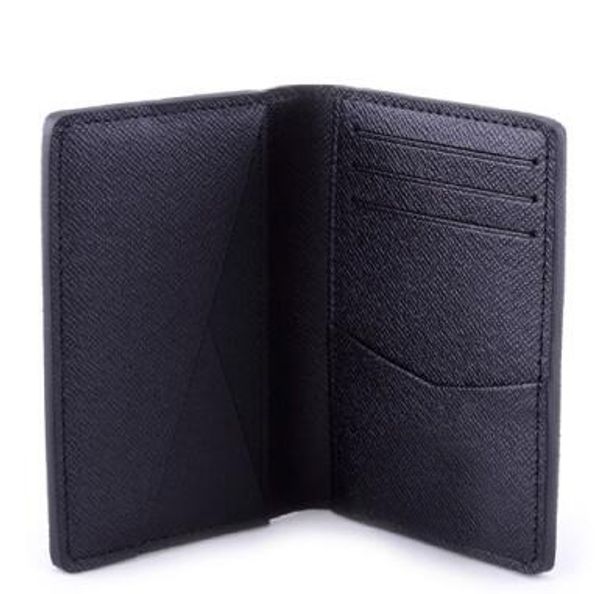 Commercio all'ingrosso POCKET ORGANIZER NM WALLET 60502 63145 63143 mens Portafogli in vera pelle porta carte id portafoglio bifold borse Alta qualità con confezione regalo