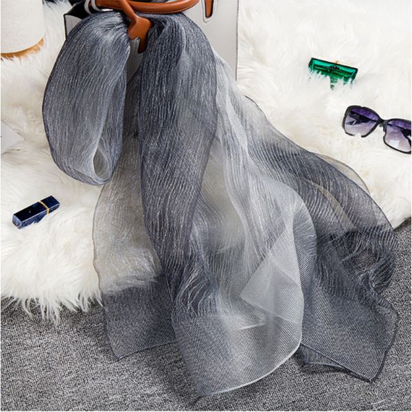 

wrap fashion color scarf gradient ladies new scarves lady silk long women's wool shawl high-grade shawl mcaba, White;black
