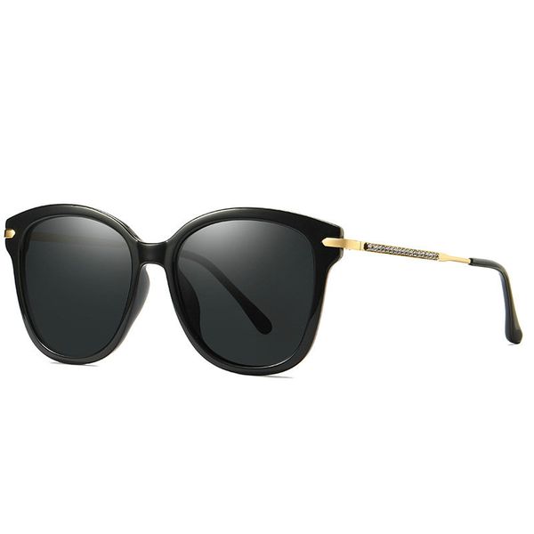 

2018 new women oversize polarized sunglasses vintage men fashion brand designer square sun glasses uv400 driving goggles fml, White;black