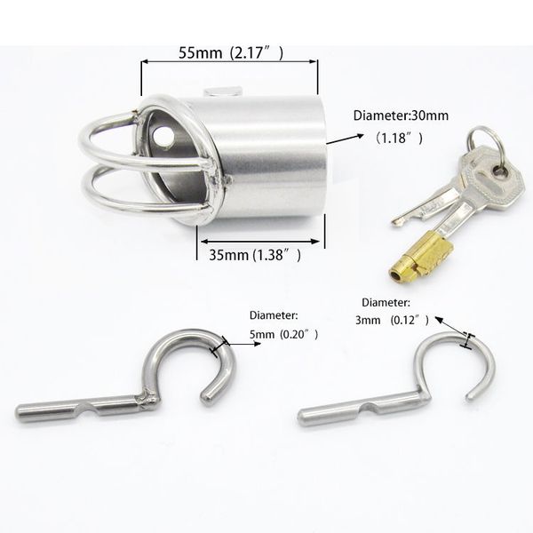 

chastity steel #r47 stainless - pa800 monalisa male cage trfjc