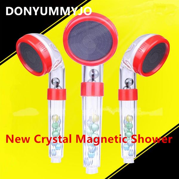 

new handheld water-saving spa magnetic therapy bath shower nozzle sprinkler sprayer filter rainful shower head showerhead