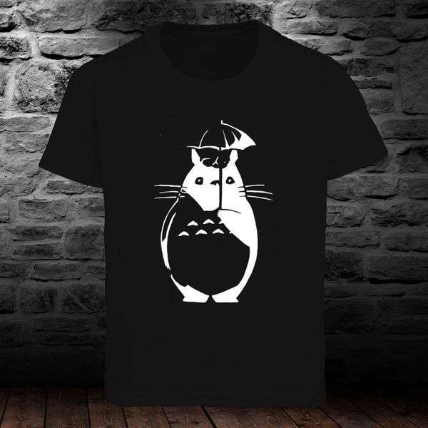 

my neighbor totoro black t-shirt mens tshirt s to 3xl, White;black