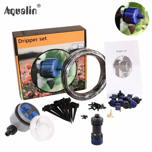 

new arrivial 10m automatic micro drip irrigation system garden dripper set watering kits with pressure reducing valve#21025w