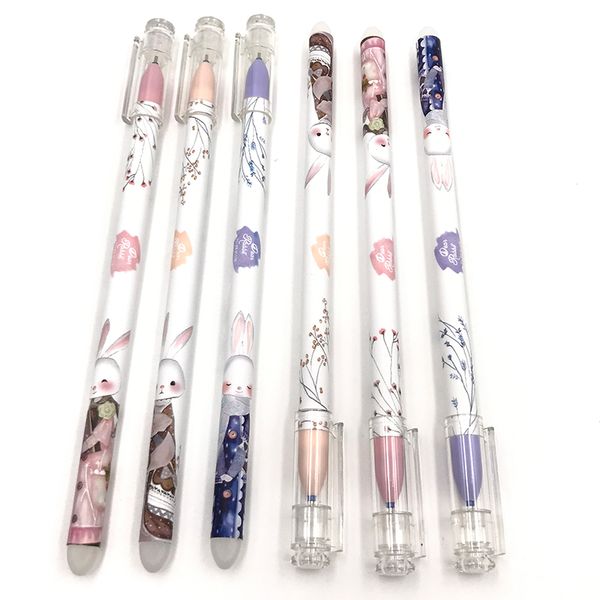 

gel pens erasable cute korean pens 0.5mm gel ink pen office and school supplies multi type optional 12pcs/set