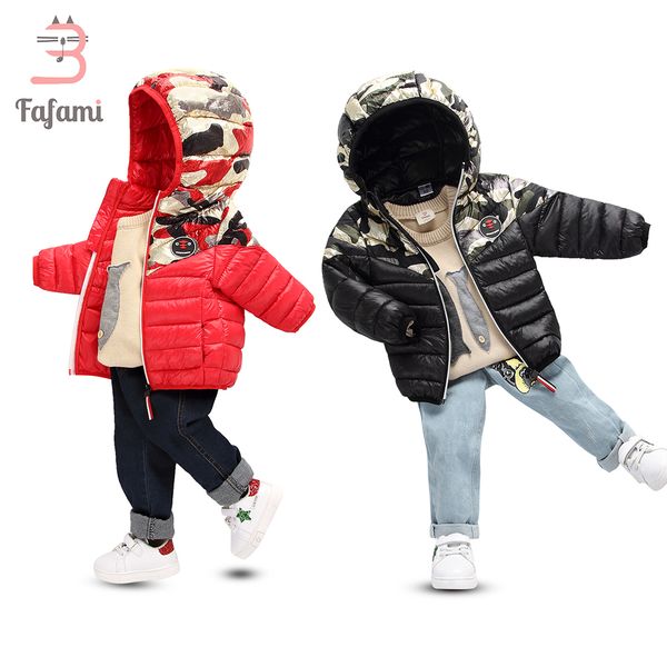 

boys winter jacket baby windproof hooded coat baby girl clothes winter down puffer cotton outerwear & coats patchwork snowsuit, Blue;gray
