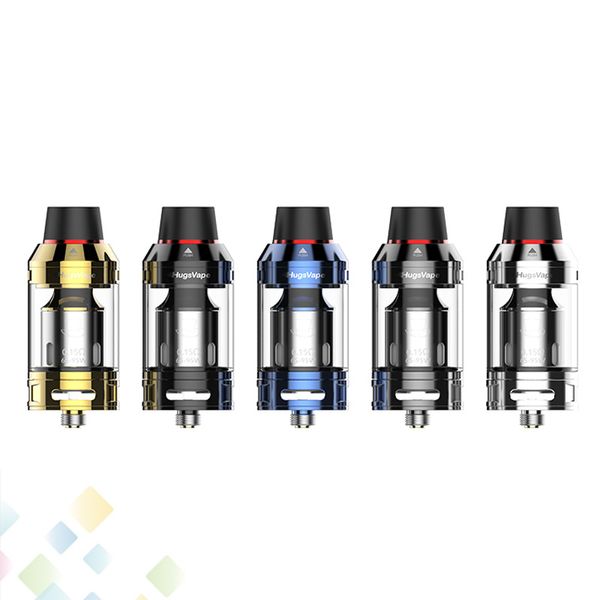 

Original Hugsvape Magician Subohm Tank 24MM Atomizer with Triple mesh coil 810 drip tip fit 510 Vape Mod Ecig DHL Free