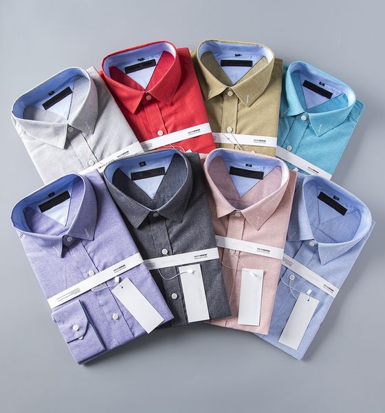 

Новый бренд ТМ мужское платье с длинными рукавами хлопка осень и зима бизнес случ