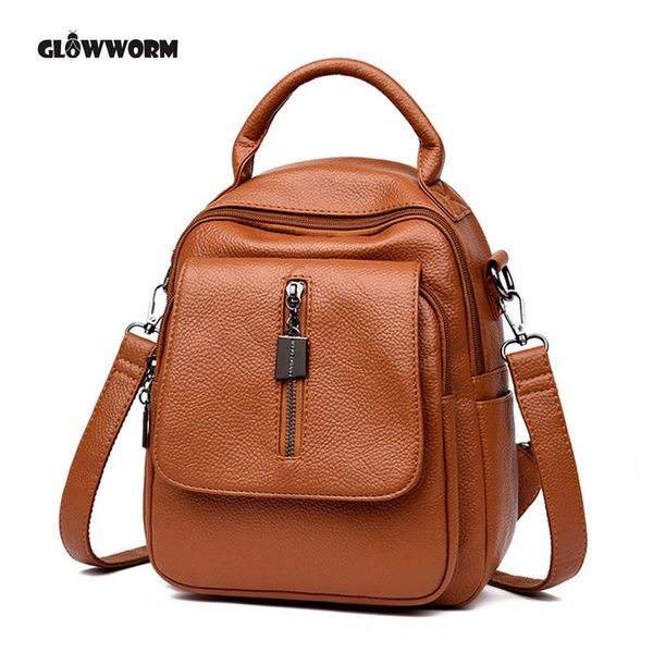 

genuine leather backpack design backpack women women school bag retro fashion