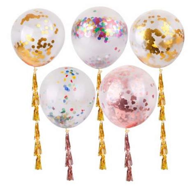 

decoration confetti large clear balloon party decoration inflatable wedding decor balloons fengrise 36inch birthday party latex ktfaa
