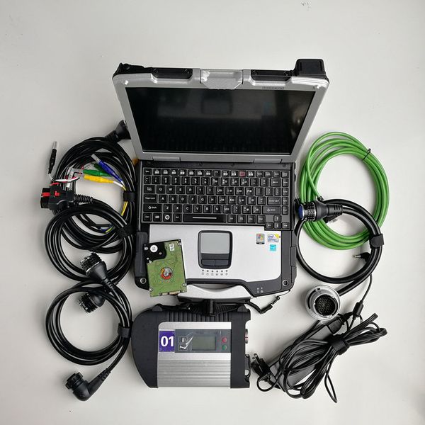 

auto diagnostic tool mb star c4 sd 4 v06.2023 hdd expert mode soft-ware cf30 toughbook lapfor connect compact