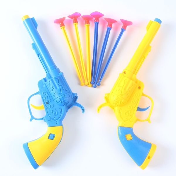 Kostenloser Versand 2 kleine Spielzeuge Großhandel Kinder Soft Bullet Pistole KARTE Saugnapfpistole Spielzeug für Jungen Geschenkgeschenke